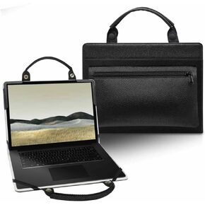Laptop Case Cover Sleeve for Microsoft Surface Laptop 6 15 Inch with Portable Bag with Bag Handle,Black