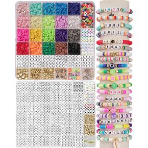 Bracelet Making Kit for Beaginner 5000 Pcs with Letter Beads 39 Styles Friendship Bracelet