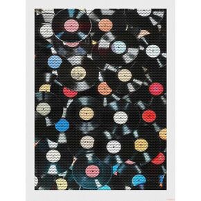 Hmdiimge Vintage Vinyl Records Diamond Art Painting Kits للبالغين مجموعات فن الماس 5D