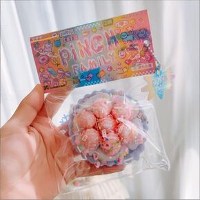 1 PCS Taba Squishy Kit Kawaii Cat Paw Squishy Toy Toy ، ألعاب Cat Cat Squishy الحسية ، ألعاب أسرة عائلة قرصة ، تخفيف الإجهاد لصالح الحفلات ، Cat Mochi Squishy للبالغين (الفطائر)