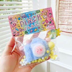 1 PCS Taba Squishy Kit Kawaii Cat Paw Squishy Toy Toy ، ألعاب Cat Cat Squishy الحسية ، ألعاب أسرة عائلة قرصة ، تخفيف التوتر لصالح الحفلات ، Cat Mochi Squishy للبالغين (الكاميرا الزرقاء)