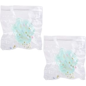 2PCS Cat Paw Squeeze Toy ، Glitter Soft Cat Paw Squishy Kawaii Jelly Kitty Royting Animals Recover