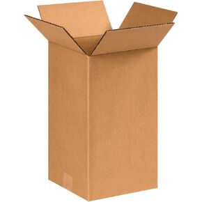 AVIDITI 8814 TALL CARTBOARD BOX 8 "L x 8" W x 14 "H ، Kraft ، للشحن والتعبئة والتحرك (حزمة 25)
