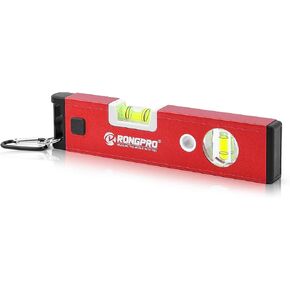 RONGPRO 3-Piece Spirit Level Set, 9", 16", 24" Measuring Tool with 45°/90°/180° Bubbles, Shock Resistant Bubble Level Tool