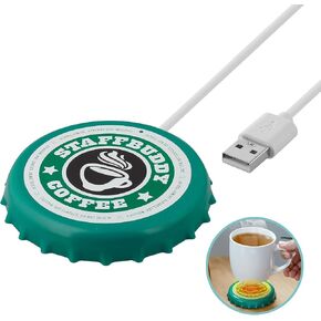 Coffee Mug Warmer,Electric Beverage Warmers for Heating Coffee, Beverage, Milk, Tea and Hot Chocolate (Green)