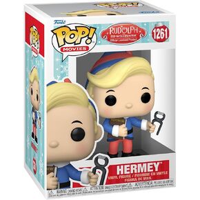 فونكو بوب! الأفلام: Rudolph - Hermey the Elf - Rudolph the Red -Nosed Reindeer - Finyl Figure - فكرة هدية - البضائع الرسمية - للأطفال والكبار - عشاق الأفلام