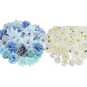 56 PCS Fake Flowers Heads