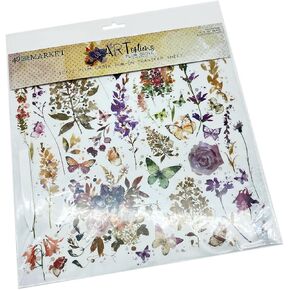Artoptions Plum Grove Rub-ons 12 "x12" 1/sheet