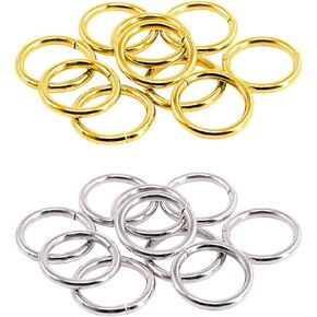 SWPEET 120pcs شظية والذهب 1 بوصة / 25 مم معدن متعدد الأغراض متعددة الأغراض