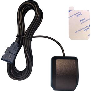 Dixingtek Waterproof SMA Male Connector 3 Meters Cable Active GPS Antenna LNA Gain 28dB Supply 3-5V DC with Magnetic Base and Adhesive Fixation Navigation Antenna Vehicle GPS Antenna