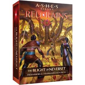 Ashes Reborn: Red Rains The Blight of Neverset Expansion Decks – Phoenixborn & Chimera Set for 1-2 Players, Ages 14+ – Requires Corpse of Viros & Master Set