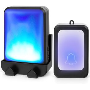 Door Bell Wireless Careleless Pager Pager System SoS Call Button Button Pager Pager Nurse Calling System مع 28 Melodies 4 ضبط مستويات الحجم للمرضى كبار السن من كبار السن