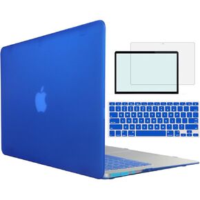 متوافق مع MacBook Pro 13 Inch Case 2019 2018 2017 ، 2016 ، في حالة واحدة من قذيفة الصلبة البلاستيكية مع غطاء لوحة المفاتيح لـ MacBook Pro 13 بوصة مع طراز معرف اللمس اللمس: A1706 A1989 A2159 ، Blue