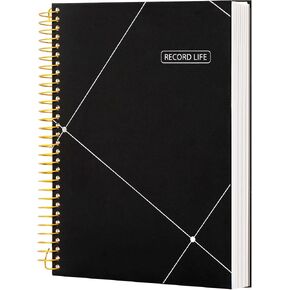 Yoment Hardcover Spiral Notebook,300 Pages College Ruled Notebooks,7" x 10"Large Spiral Journal,B5 Hard Cover Notebooks for Work Writing School,B5 Pink