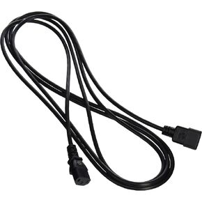 C2G 29930 16 AWG Short Extension Power Cord, 4 Feet (1.21 Meters), Black