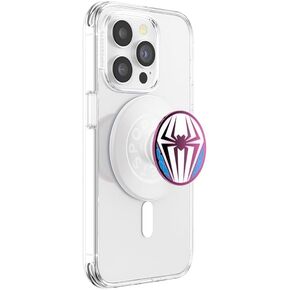 PopSockets Phone Grip Compatible with MagSafe, Phone Holder, Wireless Charging Compatible, Spiderman - Peter Parker Suit in Kuwait