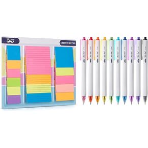 السيد Pen- point pens والملاحظات اللزجة