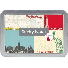 أوراق Cavallini Sticky Notes ، نيويورك ، مجموعة من 5