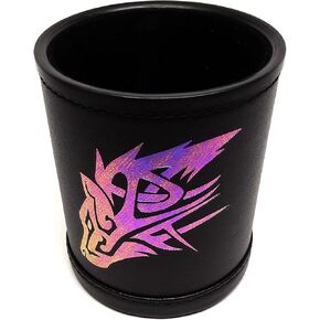 Color Shift Dice Cup with Color Transitional Foil - Standard Sized Dice Cup, Perfect for Tabletop Games, RPG, and Wargames (Raven)