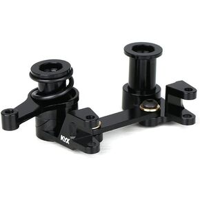KYX Racing Steering Bellcrank Set Features Bellcrank, Servo Saver Spring, Spring Retainer, Drag Link Upgrades Parts Accessories for RC Crawler Car Traxxas 1/10 Drag Slash 1967 C10