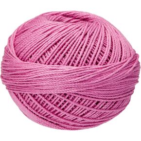يديك مسيحي ليزبيث الخيط الكروشيه القطني المصري ، خيط tatting ، وحجم خيط الحياكة 3 (50 غرام 120 ياردة) - HH03623 ، الضوء الوردي