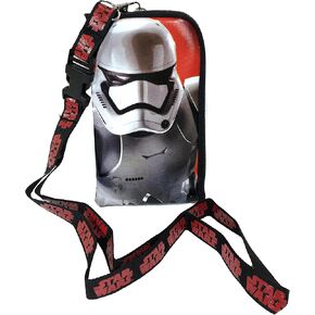 Star Wars "The Force Awakens" Storm Trooper Keychain Lanyard ID حامل تذاكر لمعظم الهواتف- Black (BK-Storm Trooper)