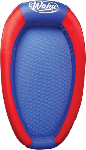 WAHU Hydro Lounger Versatile Pool Lounge Float for Sunbathing, Inflatable Beach and Pool Float Lounger with Inflate/Deflate Valve, Blue/Light Blue in Kuwait