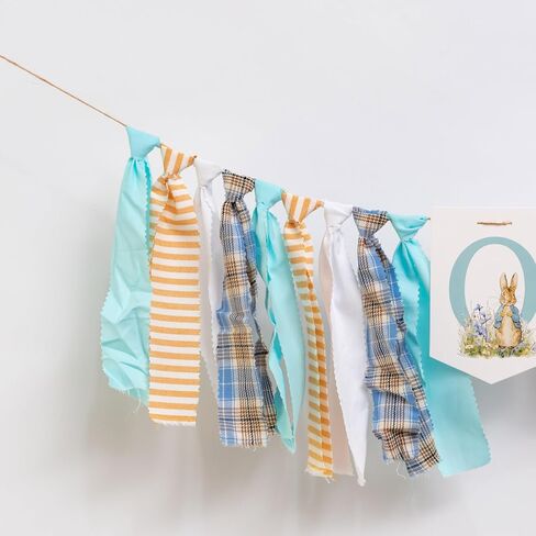 Peter Rabbit High Chair Banner - First Birthday Party Highchair Banner,Easter Peter Rabbit Party Supplies For Girls And Boys,Baby Shower Decorations (rabbit banner) in Saudi Arabia