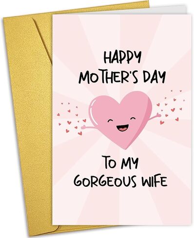 Nchigedy Funny Mother's Day Card from Daughter, Happy Mother's Day Card for Mom, Thank You Mothers Day Card, Mom Birthday Card in Saudi Arabia