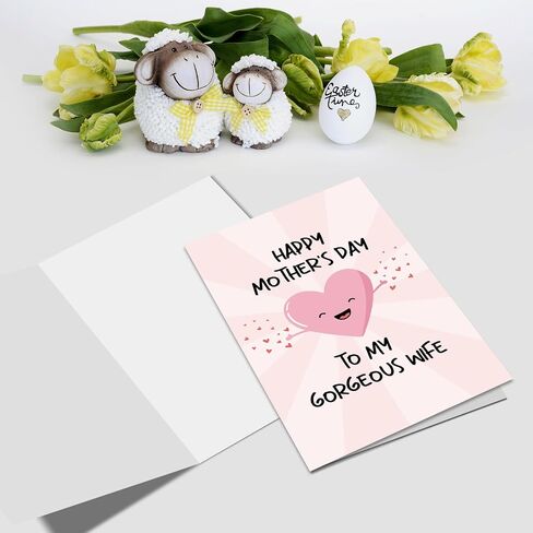 Nchigedy Funny Mother's Day Card from Daughter, Happy Mother's Day Card for Mom, Thank You Mothers Day Card, Mom Birthday Card in Saudi Arabia