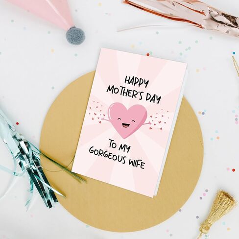 Nchigedy Funny Mother's Day Card from Daughter, Happy Mother's Day Card for Mom, Thank You Mothers Day Card, Mom Birthday Card in Saudi Arabia