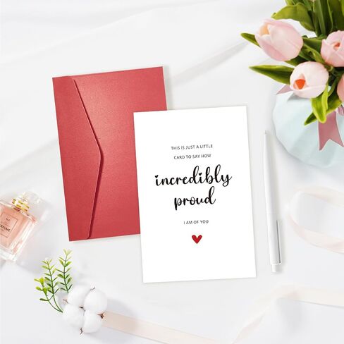 Incredibly Proud of You Card, Congratulations Card, Graduation Card, Well Done Card, Encouragement Card, Promotion Card, Passed Exam Card in Saudi Arabia