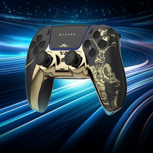 Touchpad Front Shell Compatible with PS5 Controller BDM-010 020 030 040 050, Replacement Faceplate Custom Touch Pad Cover Set and Decorative Trim Shell with Thumbsticks Kits for PS5 Controller in Kuwait