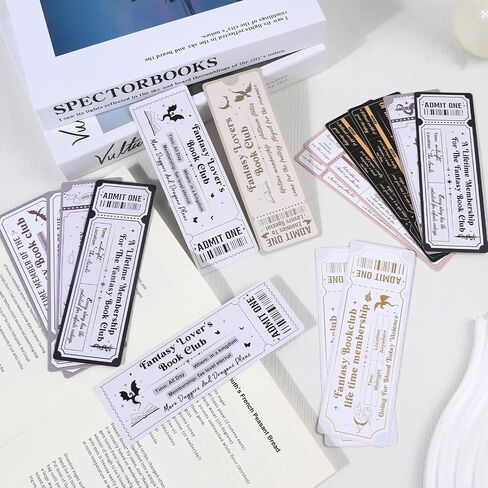 Dragon Romance Bookmarks Gifts - 20PCS Dragon Rider Book Marks Romantasy Reading Bookmarks for Book Lovers Cool Animal Page Clip for Teens Students Teacher Romance Reader Bookish Bookworm Gift in Saudi Arabia