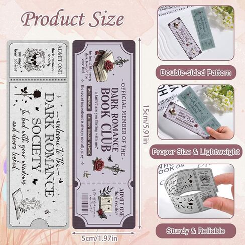 Dragon Romance Bookmarks Gifts - 20PCS Dragon Rider Book Marks Romantasy Reading Bookmarks for Book Lovers Cool Animal Page Clip for Teens Students Teacher Romance Reader Bookish Bookworm Gift in Saudi Arabia