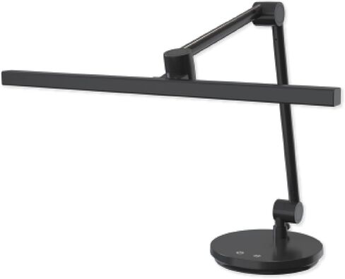 Archdesk 18.9 'المصباح المكتبي: خافت ، دافئ ~ أبيض بارد قابل للتعديل ، مضاد للوهج ، مستشعر ، 10 واط LED ، حماية العين ، قابلة للطي ، مثالي للطلاء ، التصميم ، العمل ، الدراسة ، القراءة والمكتب (أسود) in Kuwait