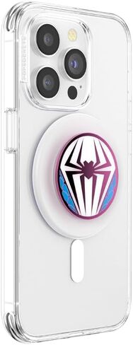 PopSockets Phone Grip Compatible with MagSafe, Phone Holder, Wireless Charging Compatible, Spiderman - Peter Parker Suit in Kuwait