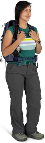 Osprey Tempest 22L Women's Lightweight Backpack مع Hipbelt ، Black/Coal Gray in Kuwait