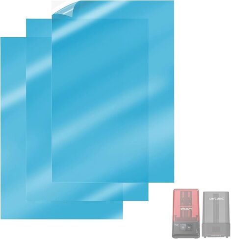Creality Official 5PCS FEP Film Release Films 286 x 198 x 0.15mm for Halot-Mage/Halot-Mage Pro/ELEGOO Saturn 2 MSLA/Saturn 8K MSLA/ANYCUBIC Mono 2/ Photon M3 and Other10-inch Resin 3D Printer in Saudi Arabia