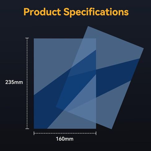 Creality Official 5PCS FEP Film Release Films 286 x 198 x 0.15mm for Halot-Mage/Halot-Mage Pro/ELEGOO Saturn 2 MSLA/Saturn 8K MSLA/ANYCUBIC Mono 2/ Photon M3 and Other10-inch Resin 3D Printer in Saudi Arabia