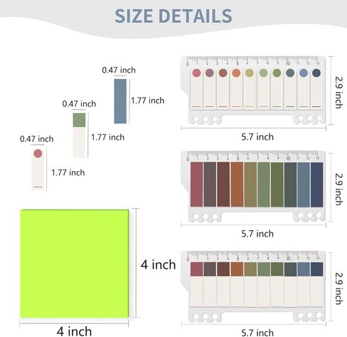 Sticky Notes 4x4 Inches, 8 Pack Bright Color Self Sticky Pads with 600 Pieces Colored Writable Page Markers Sticky Index Tabs for Home, School, Office, Meeting in Saudi Arabia