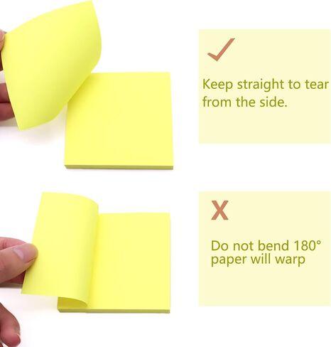 Sticky Notes 4x4 Inches, 8 Pack Bright Color Self Sticky Pads with 600 Pieces Colored Writable Page Markers Sticky Index Tabs for Home, School, Office, Meeting in Saudi Arabia