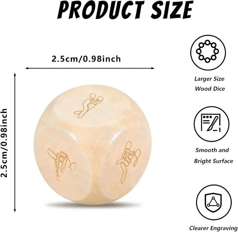 Date Night Dice Game Food Decision Dice Decider Movie Ideas Gifts for Couples Husband Wife Boyfriend Girlfriend Women Men Anniversary Birthday Wedding Engagement Valentines (4pcs Food Movie Love) in Saudi Arabia