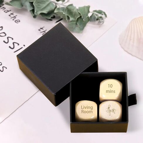 Date Night Dice Game Food Decision Dice Decider Movie Ideas Gifts for Couples Husband Wife Boyfriend Girlfriend Women Men Anniversary Birthday Wedding Engagement Valentines (4pcs Food Movie Love) in Saudi Arabia