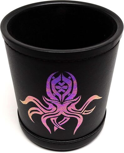 Color Shift Dice Cup with Color Transitional Foil - Standard Sized Dice Cup, Perfect for Tabletop Games, RPG, and Wargames (Raven) in Kuwait