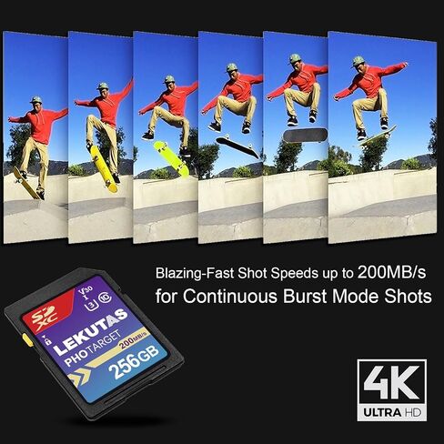 256GB CFexpress Type B Memory Card, R1800MB/s W1500MB/s CFX xqd Cards Type B for Cameras 8K RAW, Compatible with Nikon Z6/Z7/Z9/D6/D500, Canon EOS-1D X Mark III/EOS-R5, S1/S1R, DJI Ronin 4D in Saudi Arabia