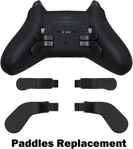 9in1 Elite 2 Controller Paddles for Xbox Elite Series 2/ Series 2 Core/ Series 1 Controller , Elite 2/ 2 Core/ 1 Controller Accessories Parts with 4 Paddles, 4 Thumbsticks, 1 Standard D-Pads (Red) in Saudi Arabia
