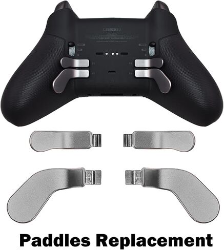 9in1 Elite 2 Controller Paddles for Xbox Elite Series 2/ Series 2 Core/ Series 1 Controller , Elite 2/ 2 Core/ 1 Controller Accessories Parts with 4 Paddles, 4 Thumbsticks, 1 Standard D-Pads (Red) in Saudi Arabia