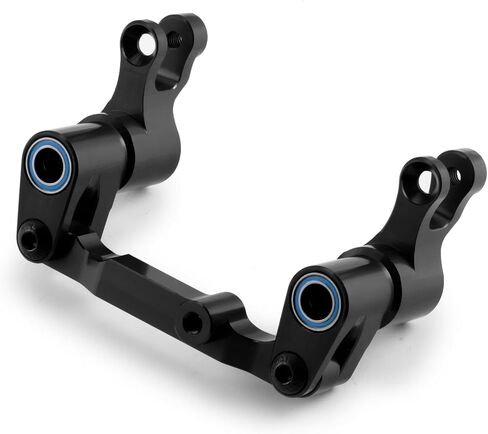 Aluminum Front Bellcrank Steering Assembly for Tra-xxas 1/16 Mini Maxx 4WD RTR Brushless Monster Truck RC Car Upgrades Parts (Blue) in Saudi Arabia