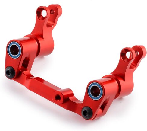 Aluminum Front Bellcrank Steering Assembly for Tra-xxas 1/16 Mini Maxx 4WD RTR Brushless Monster Truck RC Car Upgrades Parts (Blue) in Saudi Arabia